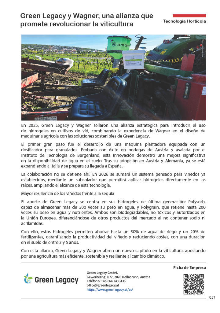 Green Legacy Novedades 2025