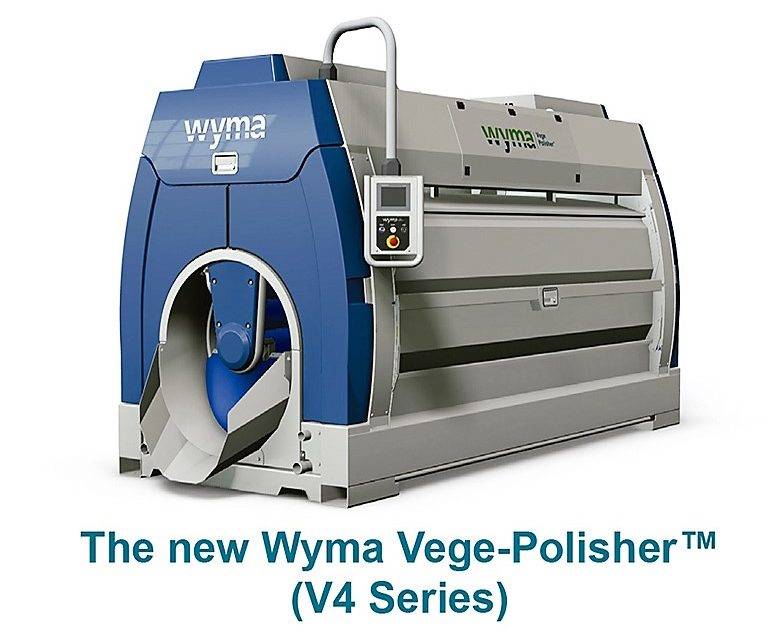 El diseño y realización de equipos Wyma para procesado de patatas, zanahorias, cebollas y otros vegetales