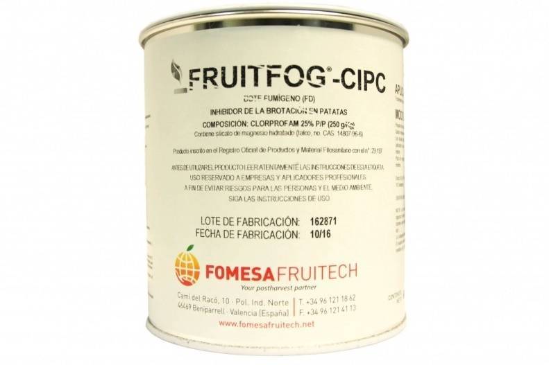 FruitFog-CIPC, tratamiento fumígeno antigerminante de patata