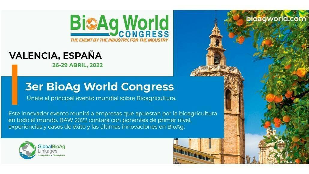 Valencia elegida como sede del tercer Congreso Mundial de BioAgricultura
