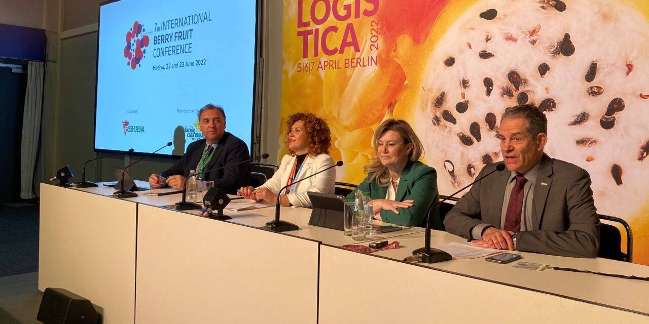 Freshuelva presentó el 7º Congreso Internacional de frutos rojos en Fruit Logistica 2022
