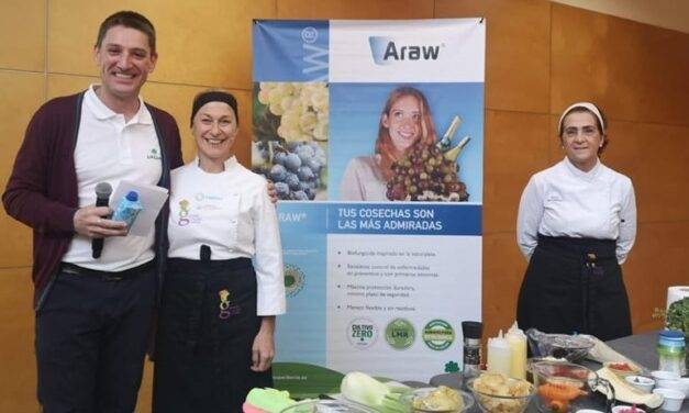 SIPCAM lanza el biofungicida Araw en hortícolas con un showcooking de frutas y verduras