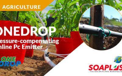OneDrop, el gotero súper versátil para un riego eficiente de tus cultivos