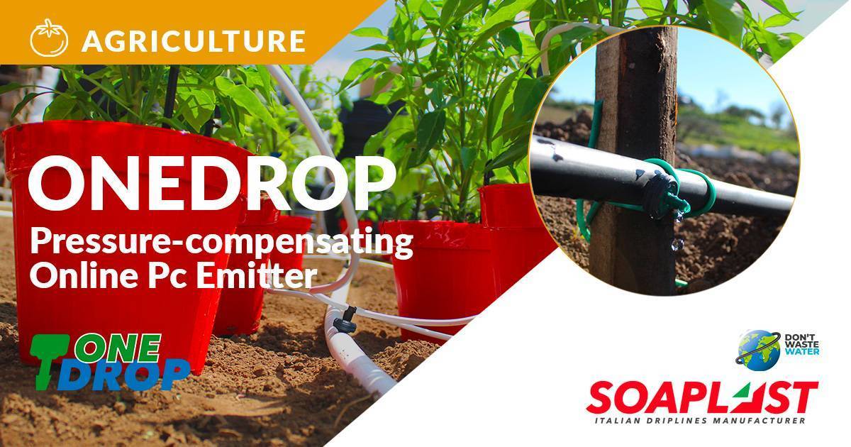 OneDrop, el gotero súper versátil para un riego eficiente de tus cultivos