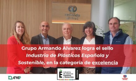 Grupo Armando Alvarez logra el sello Industria de Plásticos Española y Sostenible, en la categoría de excelencia