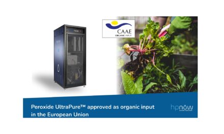 El peróxido UltraPure™ de HPNow aprobado como insumo orgánico en la Unión Europea