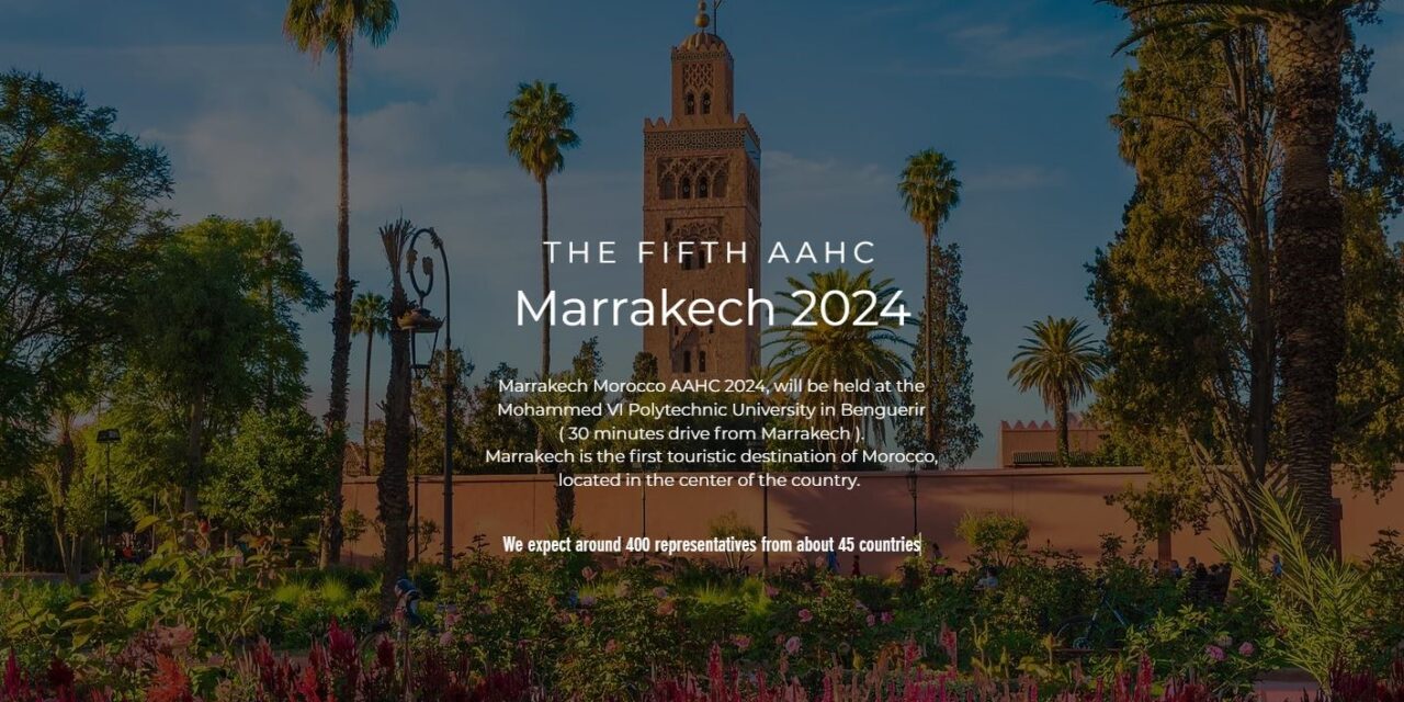 La 5ª All Africa Horticultural Congress, AAHC se celebra en Febrero en Marrakech