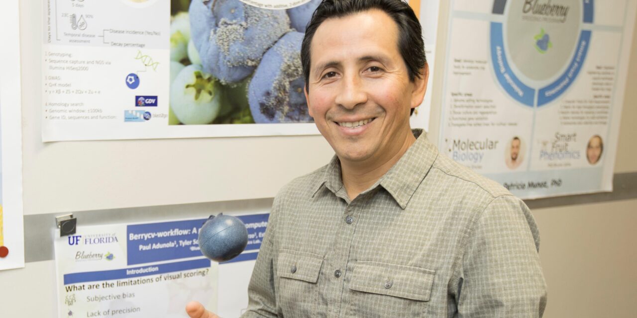 Patricio Muñoz, el nuevo director de la cátedra de mejoramiento de cultivos hortícolas para University of Florida
